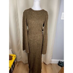 Honor The Gift Textured Knit Maxi Dress - Size M